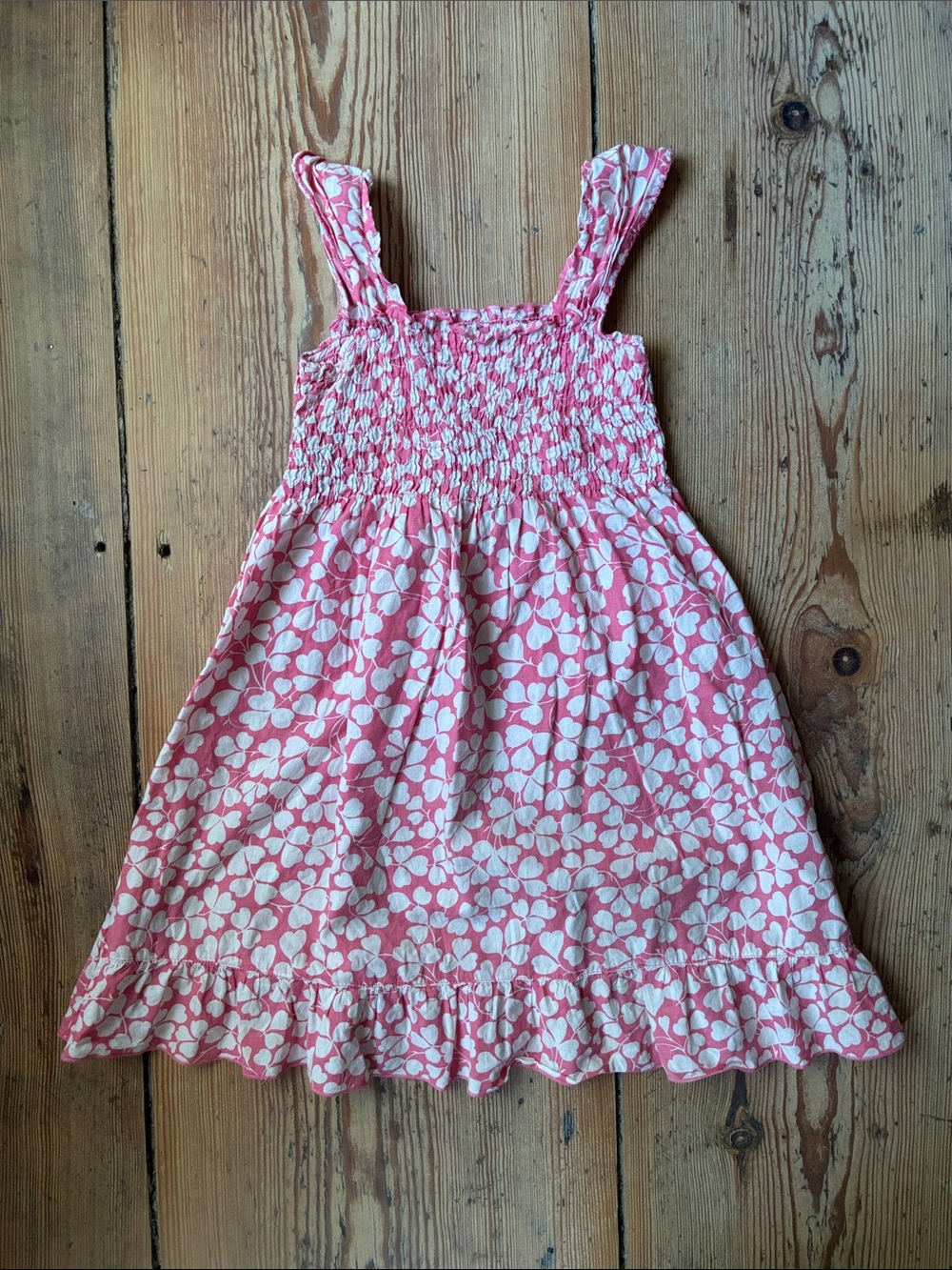 Mini Boden Ruffle Clover Dress - Picture 4 of 4